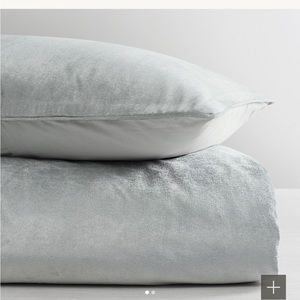 Restoration Hardware baby & child LUSTER VELVET STANDARD SHAM personalized SAS